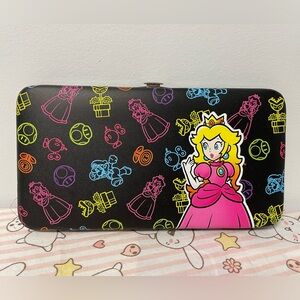 Princess Peach Wallet Super Mario Bros Nintendo Unused Toadstool